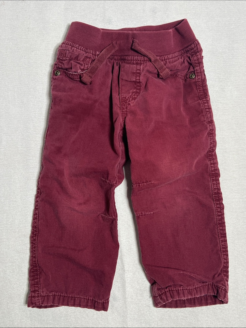 Gymboree Kids Burgundy Casual Pull-On Pants